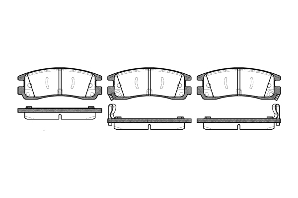 Bremseklosser - Cadillac - Pontiac - Chevrolet - Opel - Buick