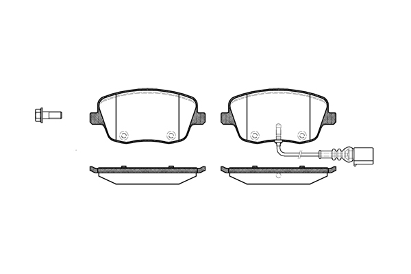 Bremseklosser - Skoda - Fabia, Roomster, Praktik, Roomster scout. VW - Polo. Seat - Cordoba