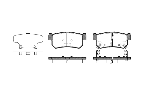 Bremseklosser - Ssangyong - Actyon, Musso, Rexton, Kyron