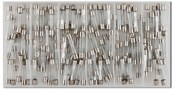 Sortiment Glass sikringer 120 stykker