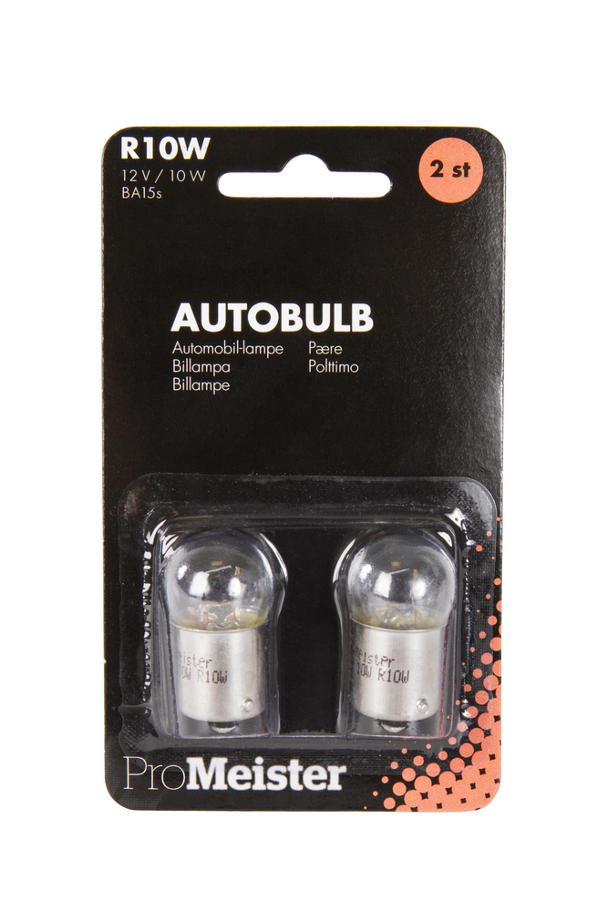 Lampa, R10W , 2-pack - VW - Toyota - Opel - Ford - Citroen - Audi - Subaru - Peugeot