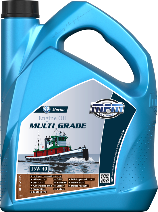 MPM Morotolja Marin 15W-40 Multi Grade Dunk 5 l