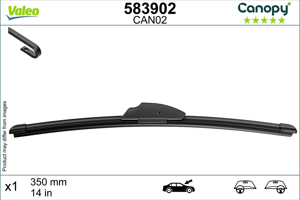 VALEO Torkarblad CANOPY UPGRADE 583902 - Daihatsu - Fiat - Honda - Kia - Nissan - Suzuki - Toyota - VW