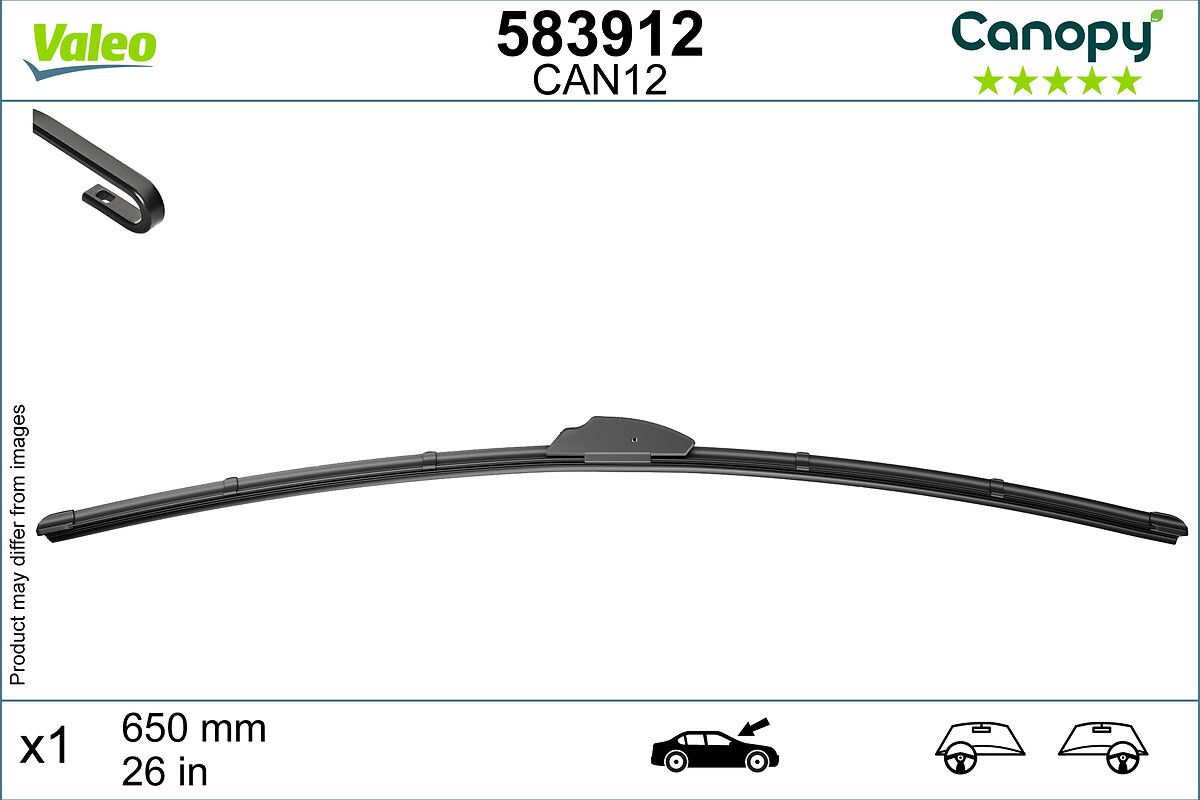 VALEO Torkarblad CANOPY UPGRADE 583912