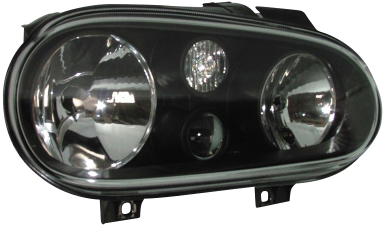 Strålkastarpaket Volkswagen Golf IV 1998-2003 - Svart - inkl. Dimljus - VW - Golf iv, Golf iii