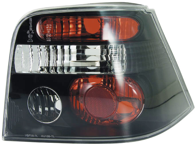 Baklyktspaket Volkswagen Golf IV 1998-2003 excl. Variant - Svart/Rökgr - VW - Golf iv