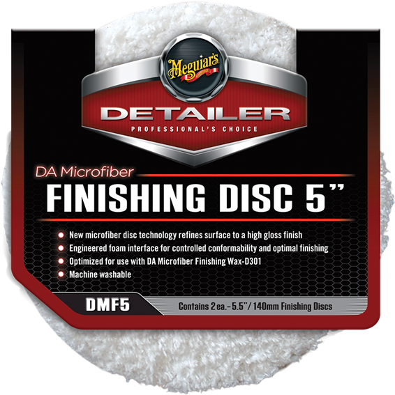 Meguiars Mikrofiberrondell 125 mm - DA Microfiber Finishing Disc 2-pac