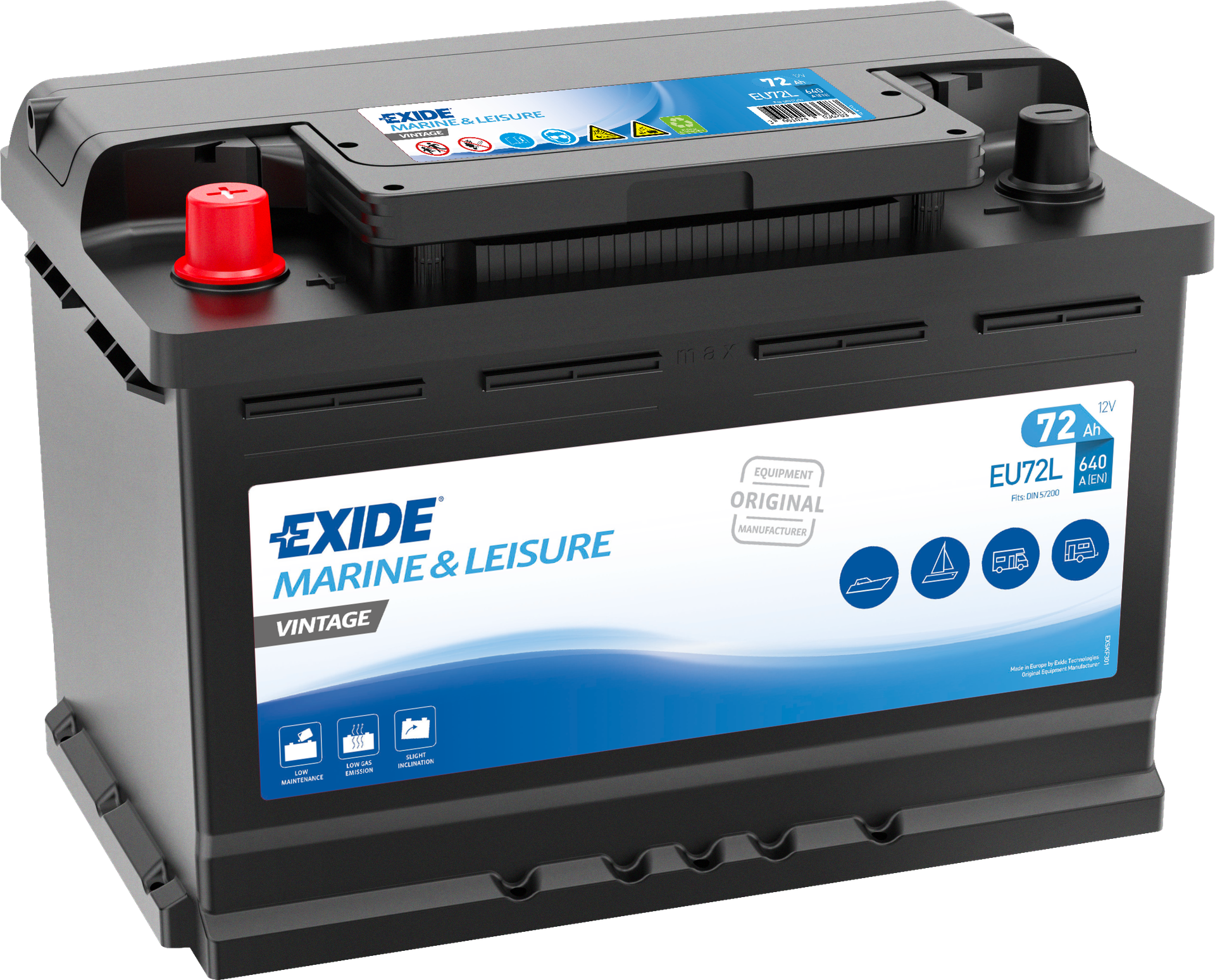 Exide Vintage EU72L 72 Ah