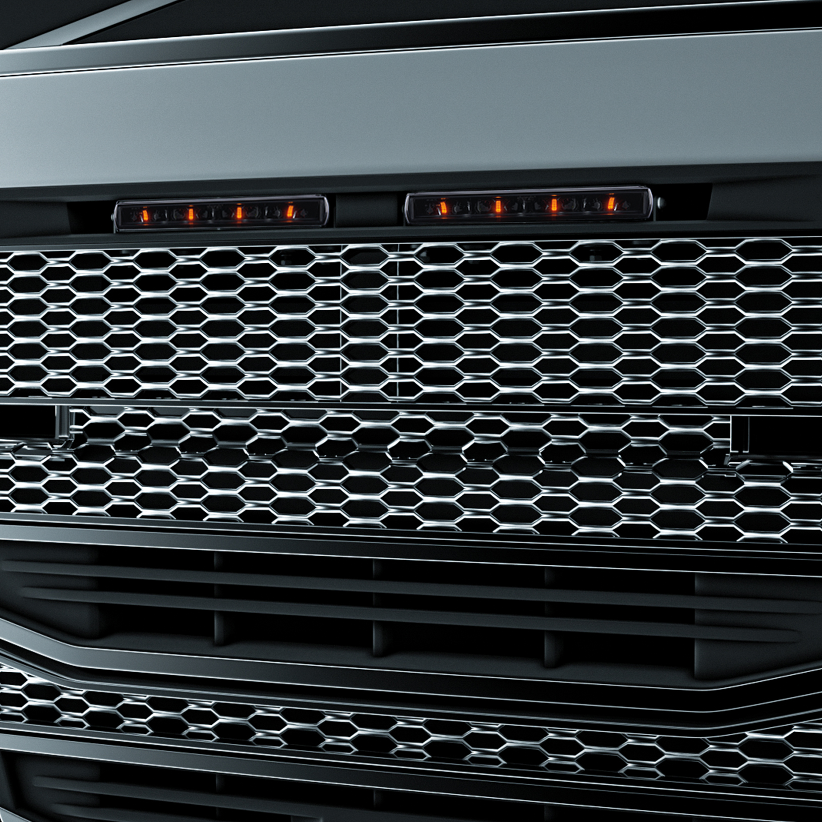 Dark Knight Nuuk 14" – LED-Rampspaket för Volvo FH 2021-, med DT-kabla