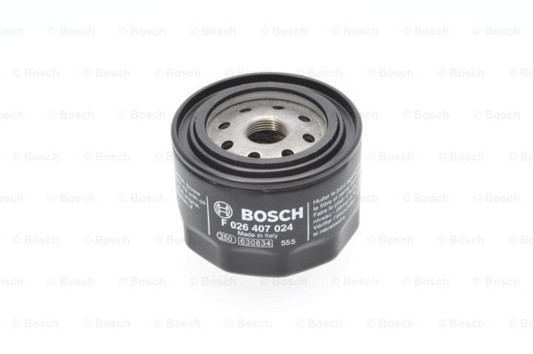 Bosch F026407024 Oljefilter – Skruefilter, Gjenge M22x1,5, Høyde 77 mm - Fiat - Ducato. Iveco - Daily