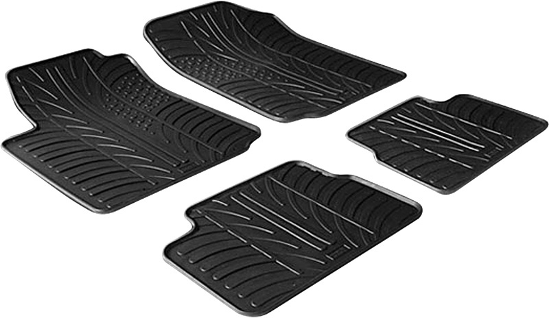 Gummimattor, kupé Citroen C3 2002-2010 (T profil 4-delar) - Citroen - C3