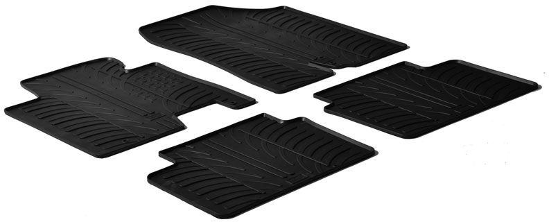 Gummimatter, kupé Hyundai i30/Kia Cee'd 2012-2015 (T profil 4-deler + - Hyundai - I30. Kia - Ceed