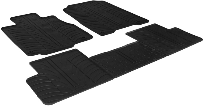 Gummimatter, kupé Honda CR-V 2012-2018 (T profil 5- deler + monterings - Honda - Crv