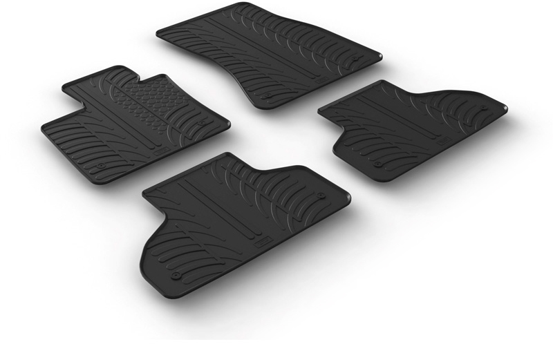 Gummimatter, kupé BMW X5 (F15) 2013-2018 (T-profil 4-deler + montering - BMW - X5, X5 f15, F15