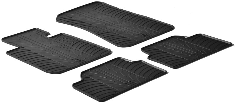 Gummimatter, kupé BMW 1-serie E81/E87 3/5 dører 2004-2011 (T-profil 4- - BMW - 1-SERIE-serie