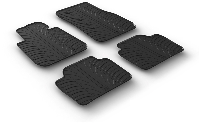 Gummimattor, kupé BMW 3 serie F30/F31 2012- (T profil 4-delar + monter - BMW - E9*, M3 f80, F30. Alpina - B3, D3