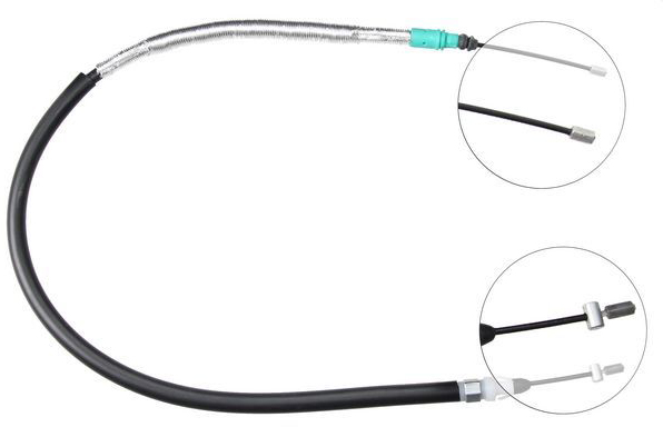 Tautrekk, håndbremse - Citroen - C4, C4 picasso