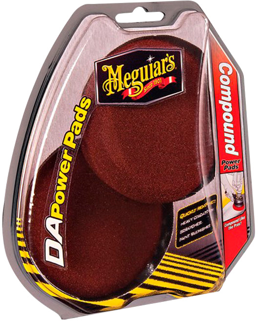 Meguiars Skumrondell Hård 100 mm - DA Power Pad 2-pack