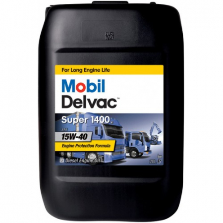 Mobil Delvac Sup 1400E 15W-40 Motorolja Dunk 20 l - Motorolja