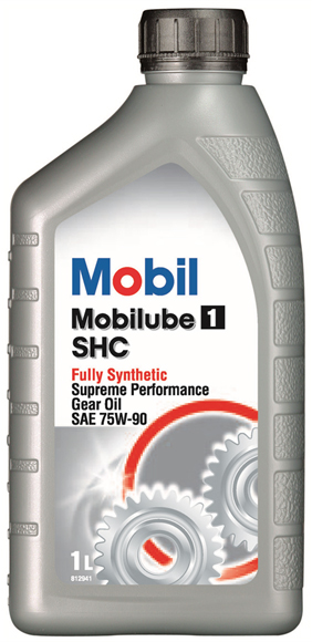 Mobile Lube 1 SHC 75W-90 - Transmisjonsolje 1 l - VW - Volvo - Toyota - Renault - Skoda - Opel - Kia - Nissan