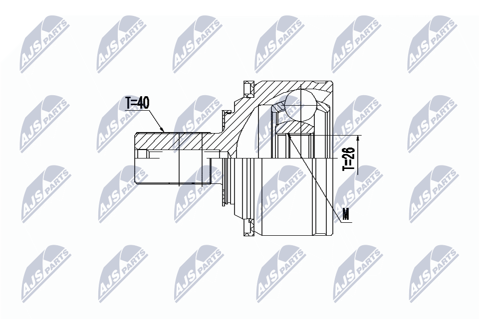 NTY Drivknut NPZ-VV-021 - Volvo - S90, V90