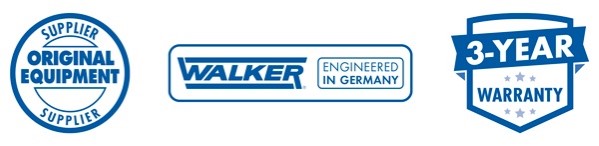 Avgas halvsats Walker - Volvo - 940, 740
