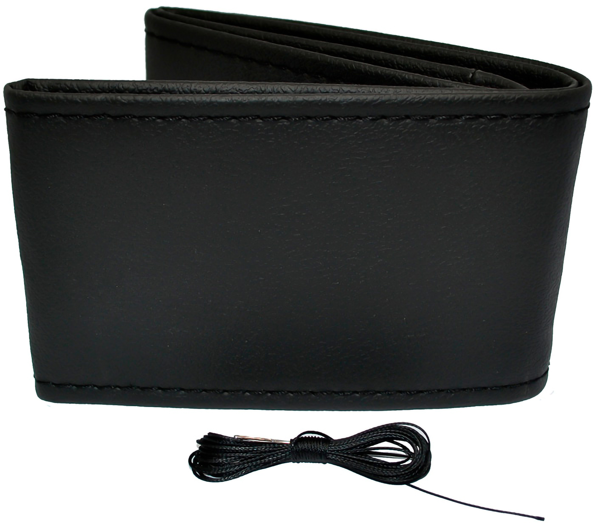 Rattskydd otoM Classic - Svart PVC-läder + svarta sömmar (snörspänning