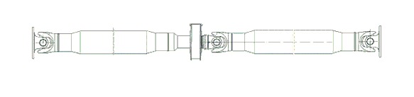 Kardanaxel Spidan - Mercedes - Sprinter. VW - Lt-serie - OE 9014103806,A9014103806,A9014103306,A9014106606,9014106606,9014103306,2D0521101AL
