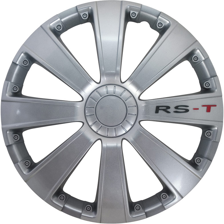 Navkapslar / hjulsidor set RS-T 13 tum silver