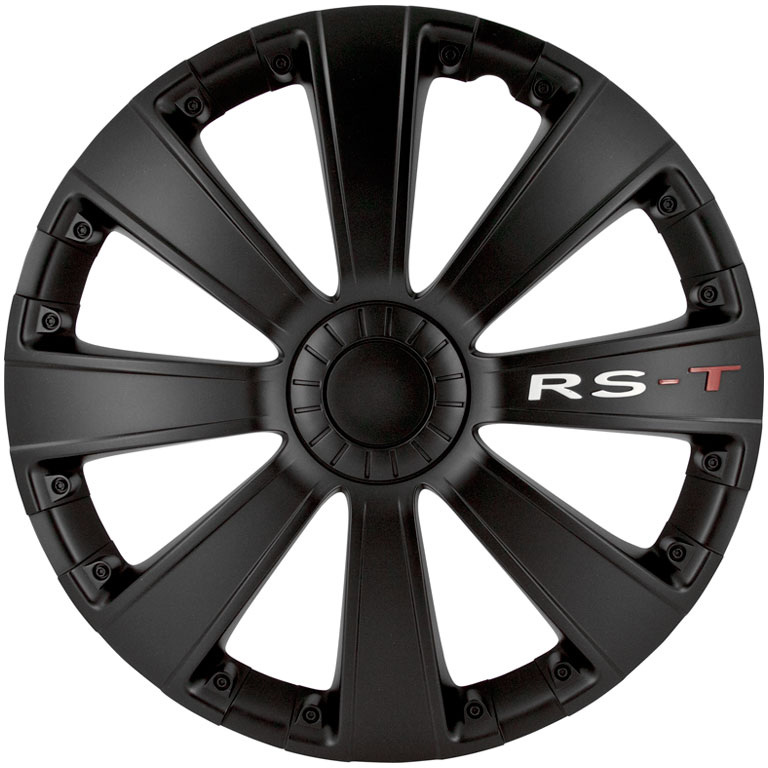 Hjulkapsel sett RS-T 14 tum svart