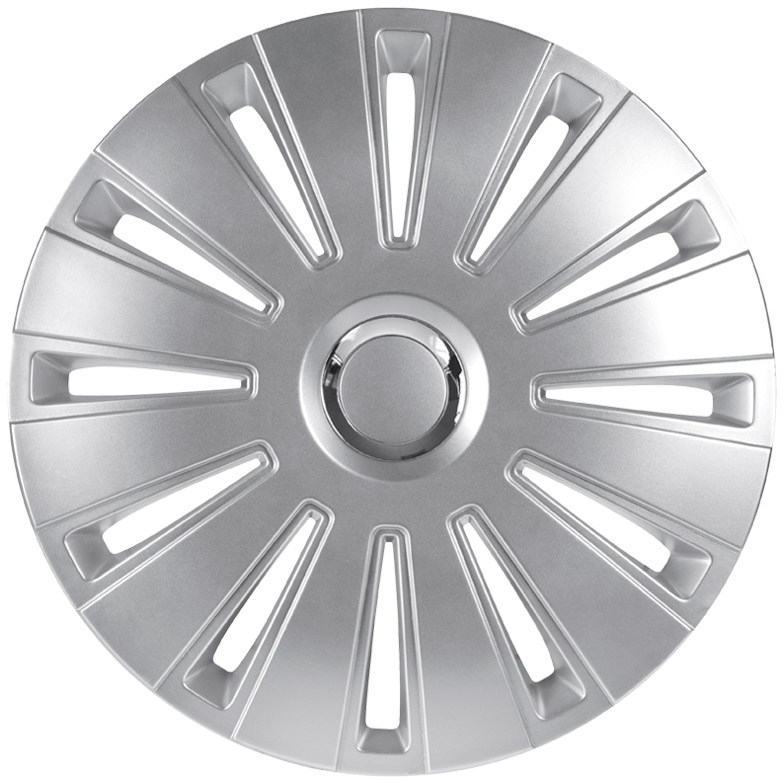 Navkapslar / hjulsidor set Daytona Pro 16 tum silver/kromring