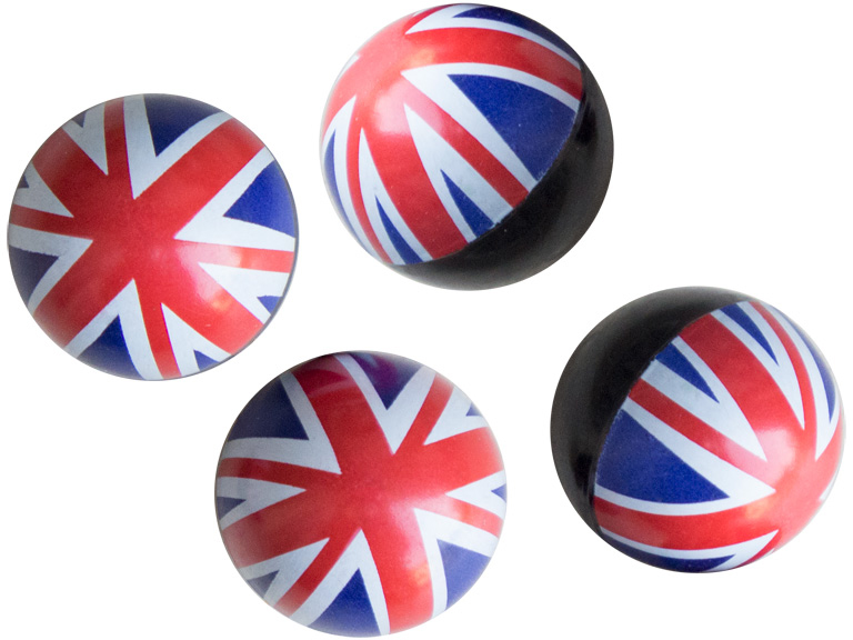 Ventilhattar UK - Vit/Blå/Röd