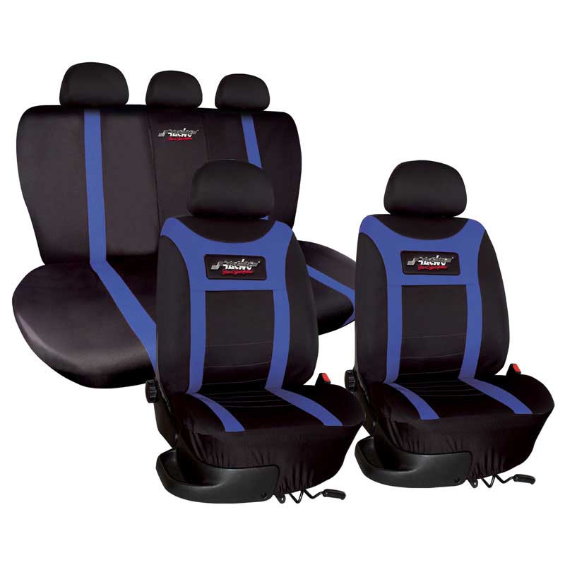 Racing Bilklädsel Typ H (Set) - Svart/Blå