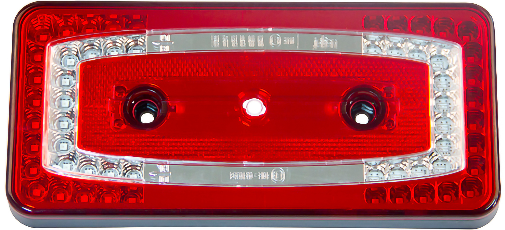5-kammarlykta LED 9-32V,Bak/broms/blink/back/dim/reflex.