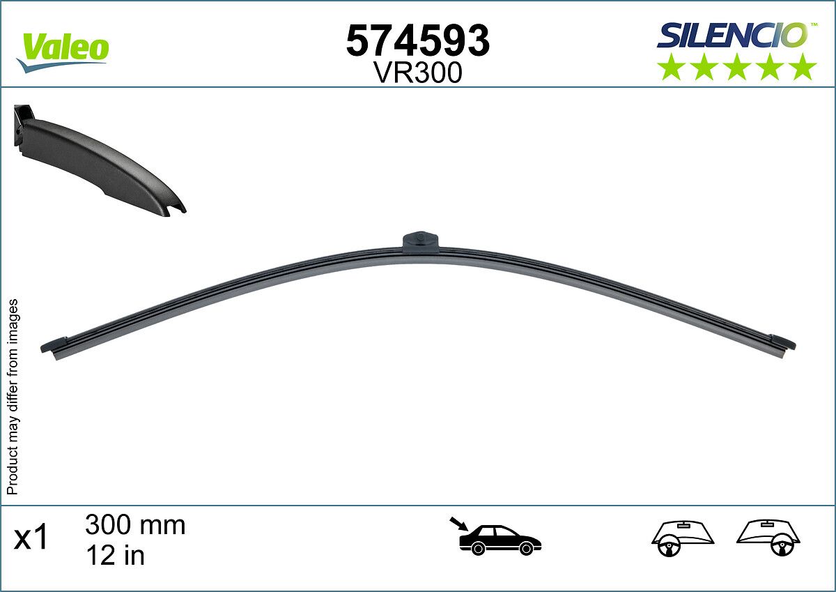 VALEO Torkarblad SILENCIO REAR 574593