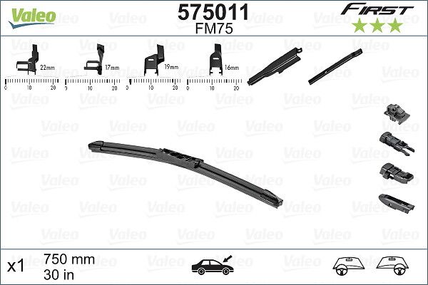 VALEO Torkarblad FIRST MULTICONNECTION 575011