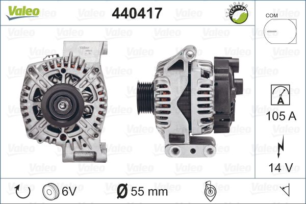 Dynamo - Fiat - Punto, Fiorino, 500l, Punto evo. Alfa romeo - Mito