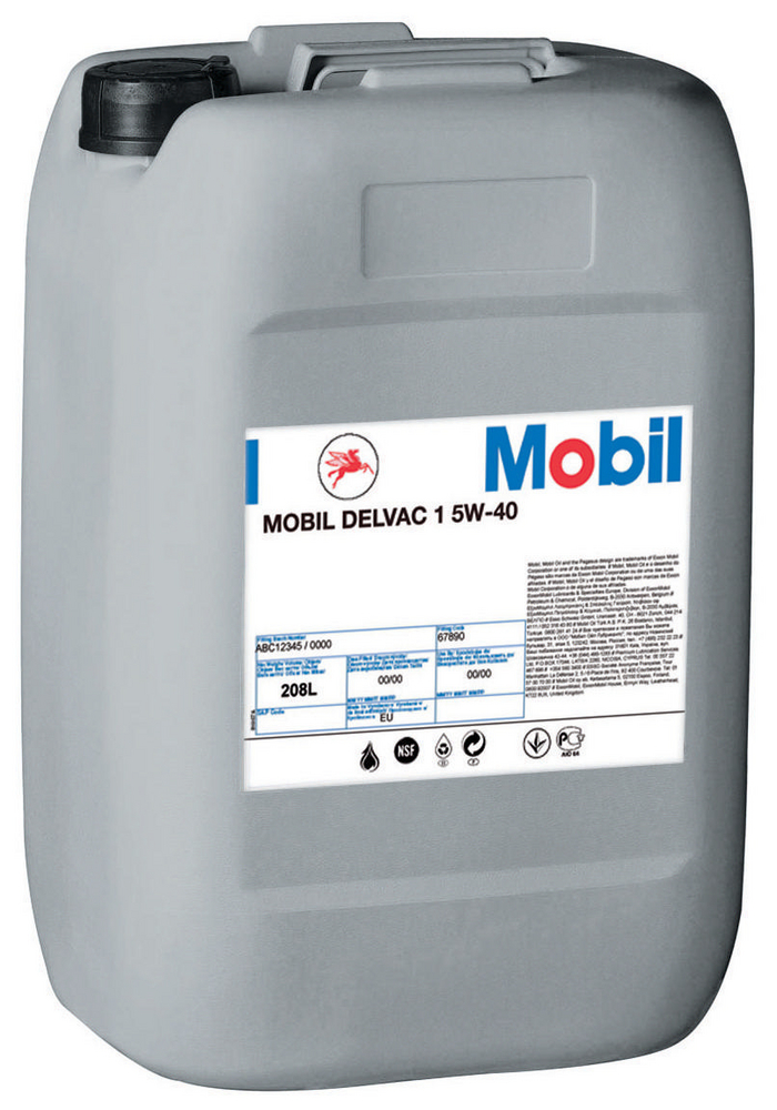 Mobil Delvac 1 5W-40 Motorolja Dunk 20 l - Motorolja - Mercedes - Sprinter. Toyota - Hi-lux. Iveco - Daily. Nissan - King-cab. Renault - Mascott