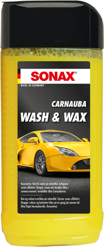 Sonax Carnuba Wash & Wax - Bilschampo 500 ml