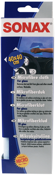 Sonax Microfiberduk Glas & Fönst - Glasrengöring/Fönsterputs