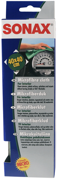 Sonax Interiör 40x40 cm - Mikrofiberduk 1-pack