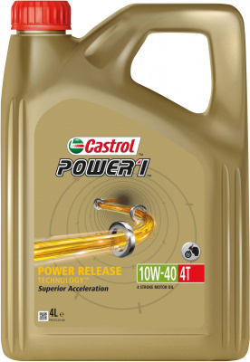 Castrol Power 1 4T 10W-40 4-taktsolja Dunk 4 l