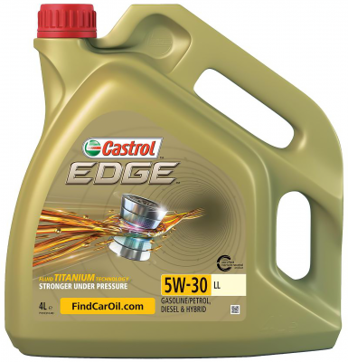 Castrol Edge LL 5W-30 Motorolja Dunk 4 l
