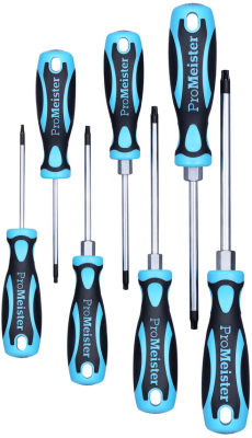 Skruvmejselsats Torx, 7 delar