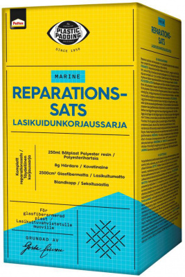 Plastic Padding Marine reparationskit - Glasfiberspackel 250 ml