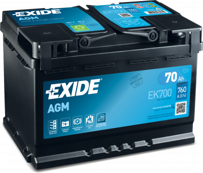 Exide Start-Stop AGM EK700 70 Ah