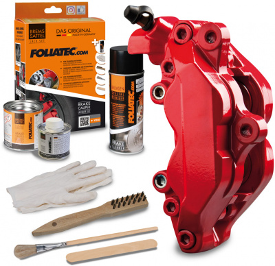 Bromsok lackering kit - Racing rosso - 3 komponenter
