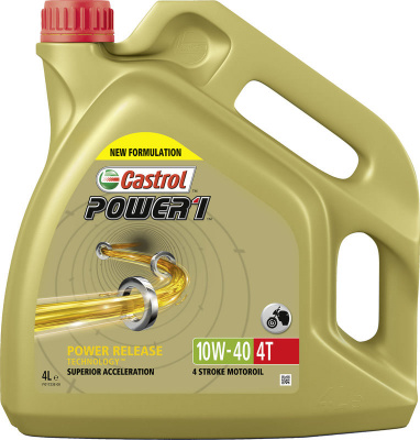 Castrol Power 1 4T 10W-40 4-taktsolja Dunk 4 l