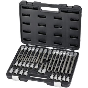 Bitspipesett 1/2" Ribe Lang & Kort - 32 deler