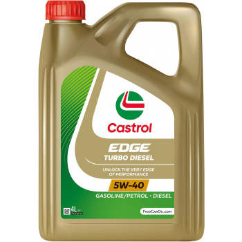 Castrol Edge Titanium Turbo Diesel 5W-40 Motorolja Dunk 4 l